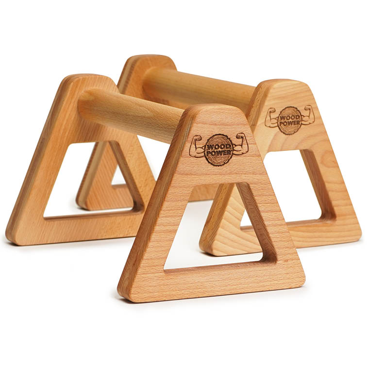 WOODPOWER® PowerBars Parallettes, houten parallettes, gewrichtsvriendelijke push-upgrepen, antislip handstandbars, binnen en buiten, calisthenics & yoga (Classic WOODPOWER® PowerBars Parallettes, houten parallettes, gewrichtsvriendelijke push-upgrepen, antislip handstandbars, binnen en buiten, calisthenics & yoga (Classic